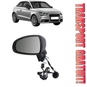 Oglinda Stanga AUDI A1 (8X1, 8XK) din 2010 - 2018, Auto, Reglaj electric, Completa