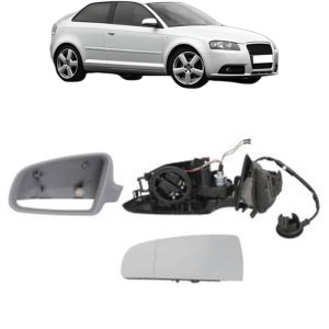 Oglinda Stanga AUDI A3 (8P1) din 2003 - 2012, Auto, Reglaj electric, Completa - Img 2