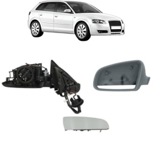 Oglinda Stanga AUDI A3 Sportback (8PA) din 2004 - 2013, Auto, Reglaj electric, Completa - Img 2