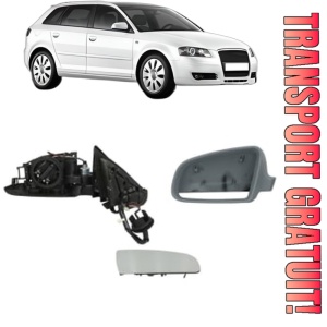 Oglinda Stanga AUDI A3 Sportback (8PA) din 2004 - 2013, Auto, Reglaj electric, Completa