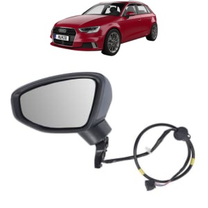 Oglinda Stanga AUDI A3 Sportback (8YA, 8YF) din 2019 - 2024, Auto, Reglaj electric, Completa - Img 2