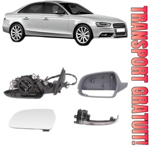 Oglinda Stanga AUDI A4 B8 (8K2) din 2007 - 2015, Auto, Reglaj electric, Completa