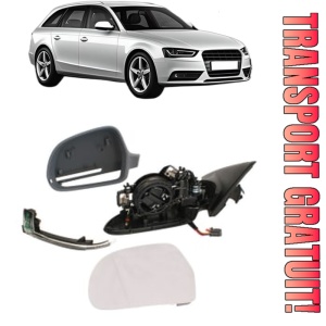 Oglinda Stanga AUDI A4 B8 Avant (8K5) din 2007 - 2015, Auto, Reglaj electric, Completa