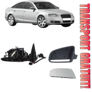 Oglinda Stanga AUDI A6 C6 (4F2) din 2004 - 2011, Auto, Reglaj electric, Completa