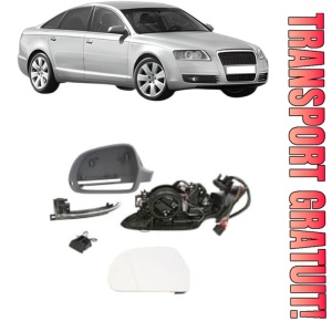 Oglinda Stanga AUDI A6 C6 (4F2) din 2004 - 2011, Auto, Reglaj electric, Completa
