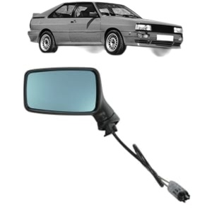 Oglinda Stanga AUDI QUATTRO (85) din 1980 - 1991, Auto, Reglaj mecanic, Completa - Img 2