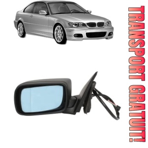Oglinda Stanga BMW Seria 3 Coupe (E46) din 1998 - 2006, Auto, Reglaj electric, Completa