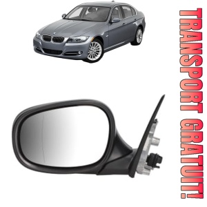 Oglinda Stanga BMW Seria 3 (E90) din 2004 - 2011, Auto, Reglaj electric, Completa