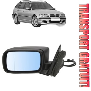 Oglinda Stanga BMW Seria 3 Touring (E46) din 1999 - 2005, Auto, Reglaj electric, Completa
