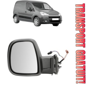 Oglinda Stanga CITROEN BERLINGO Box Body/MPV (B9) din 2008 - 2021, Auto, Reglaj electric, Completa