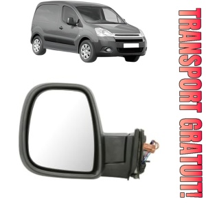 Oglinda Stanga CITROEN BERLINGO Box Body/MPV (B9) din 2008 - 2021, Auto, Reglaj electric, Completa