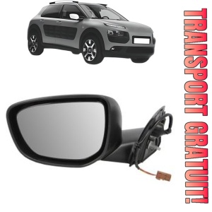 Oglinda Stanga CITROEN C4 CACTUS din 2014 - 2018, Auto, Reglaj electric, Completa