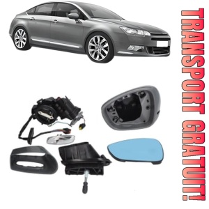 Oglinda Stanga CITROEN C5 III (RD_) din 2008 - 2017, Auto, Reglaj electric, Completa