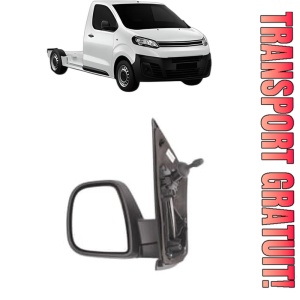 Oglinda Stanga CITROEN JUMPY III Platform/Chassis (V_) din 2016 - 2025, Auto, Reglaj mecanic, Completa
