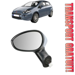 Oglinda Stanga FIAT PUNTO Hatchback Van (199_) din 2008 - 2012, Auto, Reglaj electric, Completa