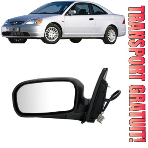 Oglinda Stanga HONDA CIVIC VII Coupe (EM2) din 2001 - 2005, Auto, Reglaj electric, Completa
