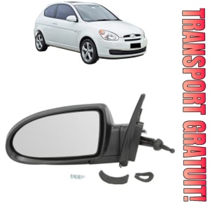 Oglinda Stanga HYUNDAI ACCENT III (MC) din 2005 - 2010, Auto, Reglaj mecanic, Completa