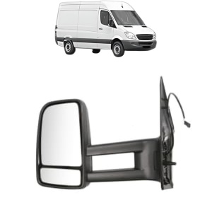 Oglinda Stanga MERCEDES-BENZ SPRINTER 3,5-t Van (B906) din 2006 - 2018, Auto, Reglaj manual, Completa - Img 2