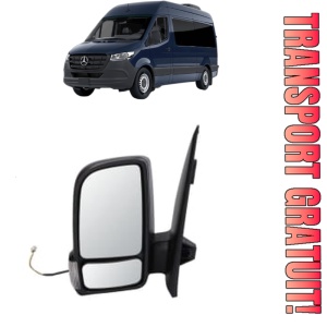 Oglinda Stanga MERCEDES-BENZ SPRINTER 3,5-t Van (B907, B910) din 2018 - 2025, Auto, Reglaj manual, Completa