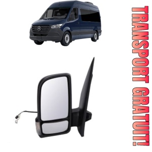 Oglinda Stanga MERCEDES-BENZ SPRINTER 3,5-t Van (B907, B910) din 2018 - 2025, Auto, Reglaj electric, Completa
