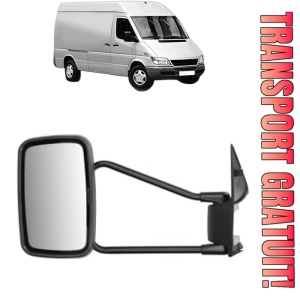 Oglinda Stanga MERCEDES-BENZ SPRINTER 3-t Van (B903) din 1995 - 2006, Auto, Reglaj manual, Completa
