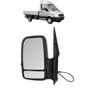 Oglinda Stanga MERCEDES-BENZ SPRINTER 5-t Platform/Chassis (B906) din 2006 - 2019, Auto, Reglaj manual, Completa - Img 2