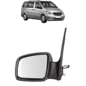 Oglinda Stanga MERCEDES-BENZ VITO Bus (W639) din 2003 - 2014, Auto, Reglaj electric, Completa - Img 2
