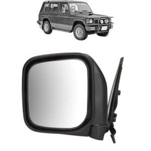 Oglinda Stanga MITSUBISHI PAJERO II (V1_,V3_) din 1991, Auto, Reglaj manual, Completa - Img 2