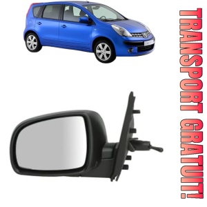 Oglinda Stanga NISSAN NOTE (E11, NE11) din 2006 - 2013, Auto, Reglaj mecanic, Completa