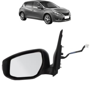 Oglinda Stanga NISSAN PULSAR Hatchback (C13) din 2012 - 2015, Auto, Reglaj electric, Completa - Img 2