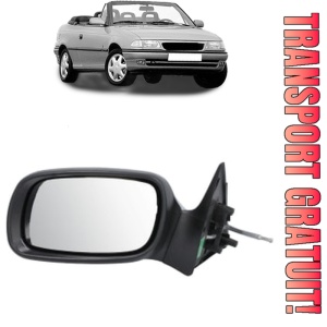 Oglinda Stanga OPEL ASTRA F Convertible (T92) din 1993 - 2001, Auto, Reglaj mecanic, Completa