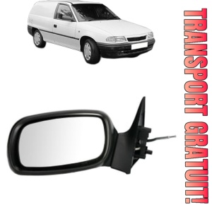 Oglinda Stanga OPEL ASTRA F Estate Van (T92) din 1991 - 1999, Auto, Reglaj mecanic, Completa