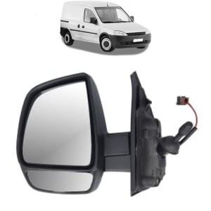 Oglinda Stanga OPEL COMBO Box Body/MPV din 2001 - 2012, Auto, Reglaj mecanic, Completa - Img 2