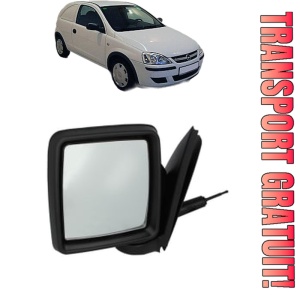 Oglinda Stanga OPEL CORSA C Hatchback Van (X01) din 2000 - 2012, Auto, Reglaj mecanic, Completa