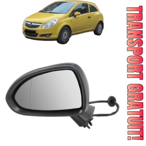 Oglinda Stanga OPEL CORSA D Hatchback Van (S07) din 2006 - 2014, Auto, Reglaj electric, Completa