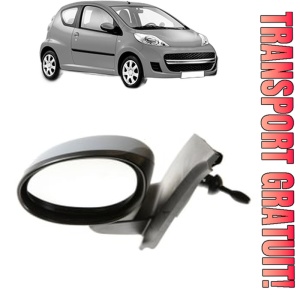 Oglinda Stanga PEUGEOT 107 (PM_, PN_) din 2005 - 2014, Auto, Reglaj mecanic, Completa