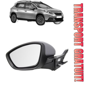 Oglinda Stanga PEUGEOT 2008 I (CU_) din 2013 - 2019, Auto, Reglaj electric, Completa