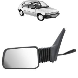 Oglinda Stanga PEUGEOT 205 I (741A/C) din 1983 - 1987, Auto, Reglaj mecanic, Completa - Img 2