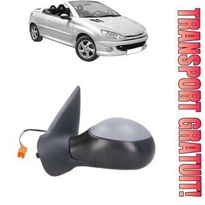 Oglinda Stanga PEUGEOT 206 CC (2D) din 2000 - 2007, Auto, Reglaj electric, Completa