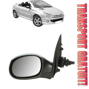 Oglinda Stanga PEUGEOT 206 CC (2D) din 2000 - 2007, Auto, Reglaj mecanic, Completa