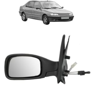 Oglinda Stanga PEUGEOT 306 (7B, N3, N5) din 1994 - 2001, Auto, Reglaj mecanic, Completa - Img 2