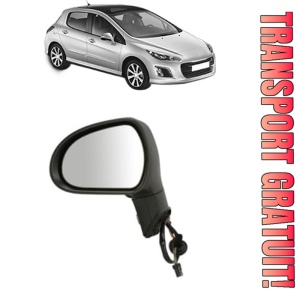Oglinda Stanga PEUGEOT 308 I (4A_, 4C_) din 2007 - 2015, Auto, Reglaj electric, Completa
