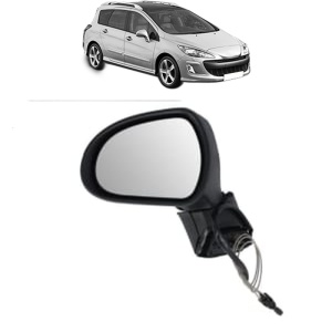 Oglinda Stanga PEUGEOT 308 SW I (4E_, 4H_) din 2007 - 2014, Auto, Reglaj mecanic, Completa - Img 2
