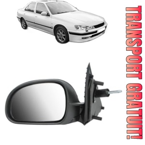 Oglinda Stanga PEUGEOT 406 (8B) din 1995 - 2004, Auto, Reglaj mecanic, Completa
