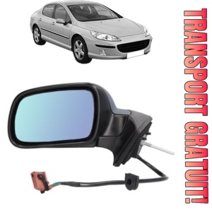 Oglinda Stanga PEUGEOT 407 (6D_) din 2004 - 2011, Auto, Reglaj electric, Completa