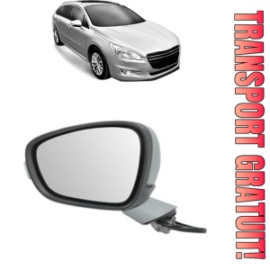 Oglinda Stanga PEUGEOT 508 SW Estate Van (8E_) din 2011 - 2018, Auto, Reglaj electric, Completa