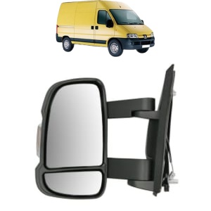 Oglinda Stanga PEUGEOT BOXER Van din 2006 - 2023, Auto, Reglaj manual, Completa - Img 2