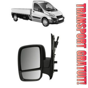 Oglinda Stanga PEUGEOT EXPERT Platform/Chassis din 2007 - 2016, Auto, Reglaj manual, Completa