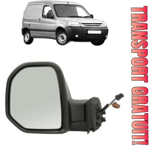 Oglinda Stanga PEUGEOT PARTNER Box Body/MPV din 2008 - 2016, Auto, Reglaj electric, Completa