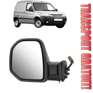 Oglinda Stanga PEUGEOT PARTNER Box Body/MPV din 2008 - 2016, Auto, Reglaj electric, Completa